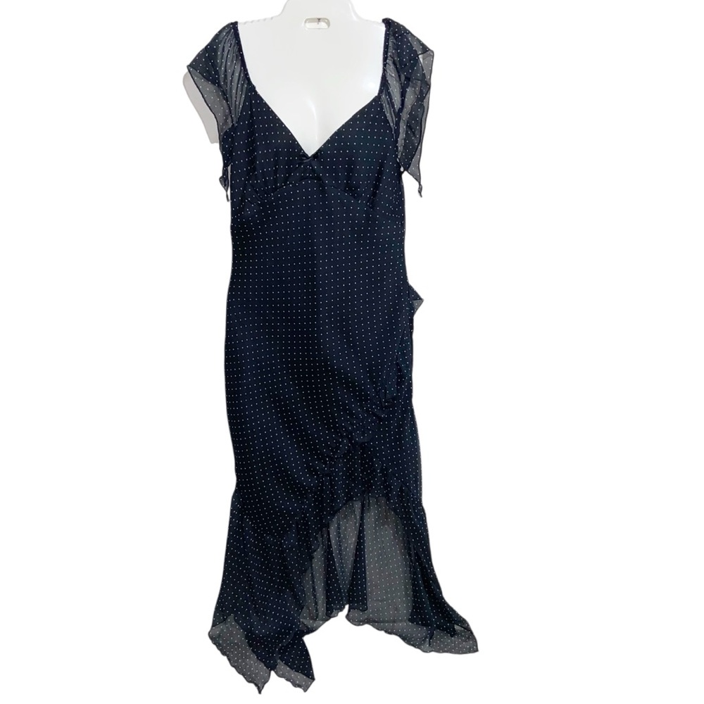 Light Before Dark Dress Womens Large Vixen Asymmetric Midi Whimsigoth Fairy Boho
